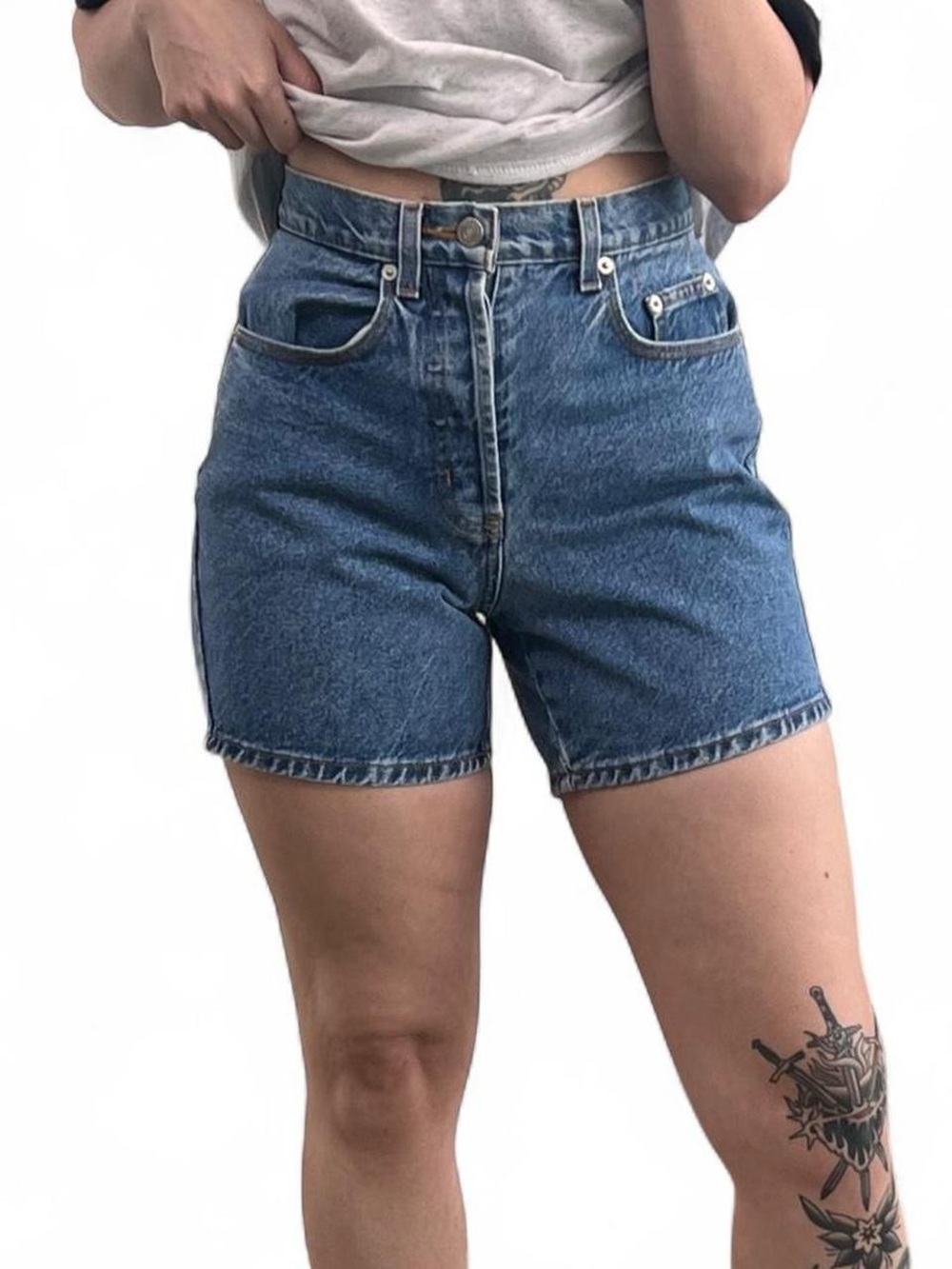 90s EasyWear High-Rise Blue Denim Women’s Shorts